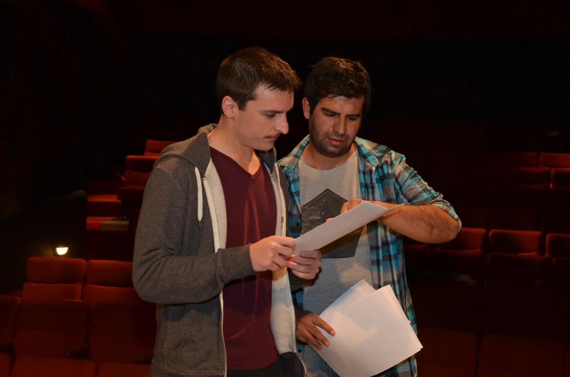 Interpretación dramática de alumnos Actor en una obra de teatro